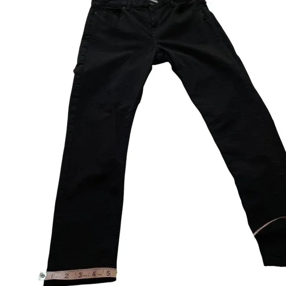 TOPSHOP Moto Jamie Petite High Waist Black Jeans W34L30 - Picture 7 of 12